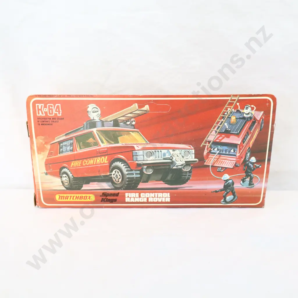 Matchbox Speed King K-64 Fire Control Range Rover  Image 1++