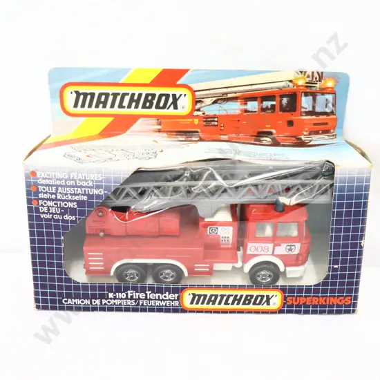 Matchbox K - 110  Fire Tender Truck 