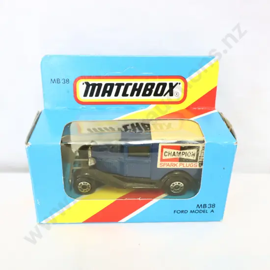 Matchbox Champion spark plugs MB38 Ford Model A 