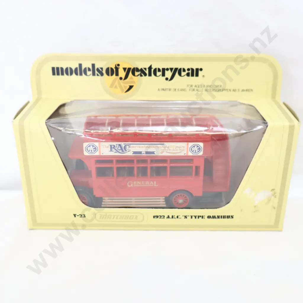 Matchbox models of yesteryear  Y-23  1922 A.E.C.  'S' Type Omnibus  Image 1++