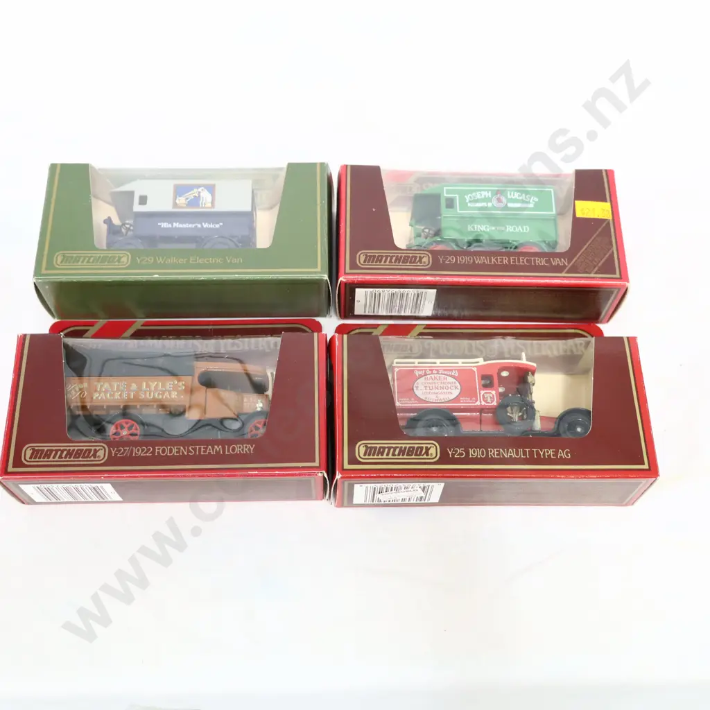 Matchbox models of yesteryear   T. Tunnock Baker , Joseph Lucas  Ltd , His masters voice & Tate and Lyles  Image 1++