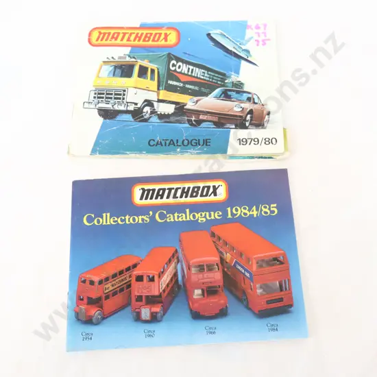 Matchbox Catalogue  2 PCE 1979 / 80  & 1984 / 85