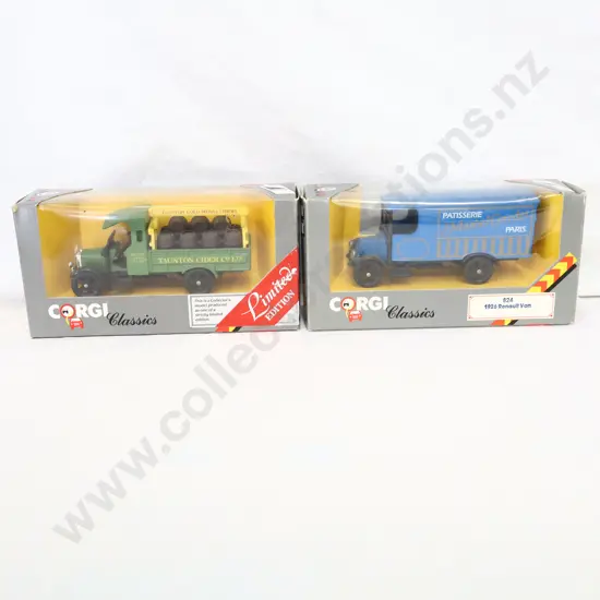 Corgi Classics  2 Pce 1926 Renault Van 824  & Thorntcroft  C883 