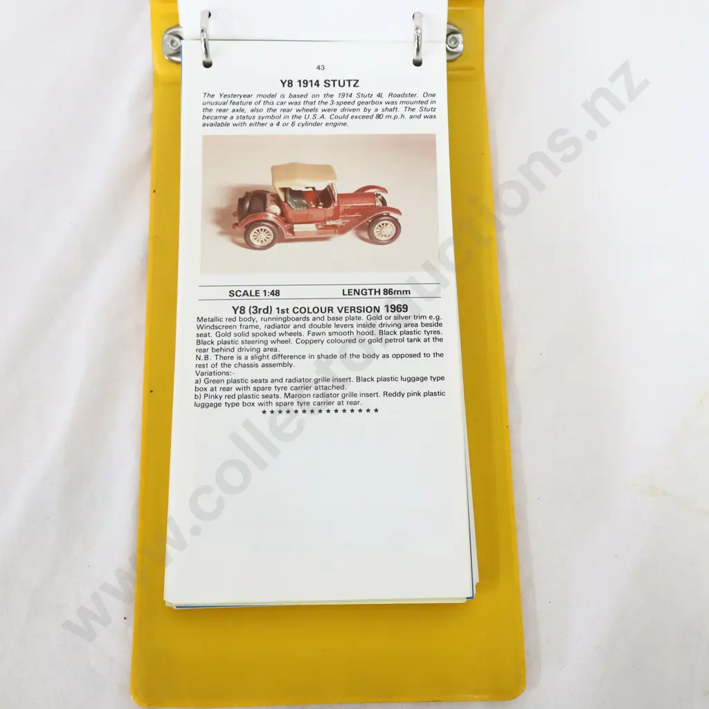 The Evaluator Hard cover ring binder  ' All Our Yesteryears'  Image 1++