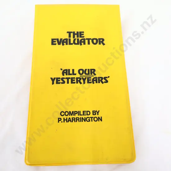 The Evaluator Hard cover ring binder  ' All Our Yesteryears' 