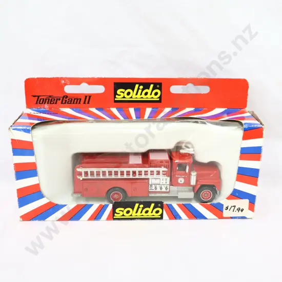 Solido Toner Gam II   Fire Engine   Metal 