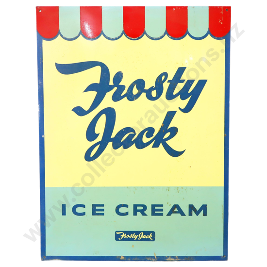 Frosty Jack Ice Cream Tin Sign