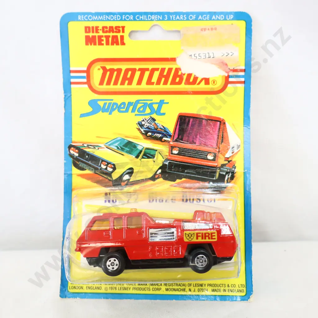 Match box   Superfast  No 22  Blaze Buster  Image 1++
