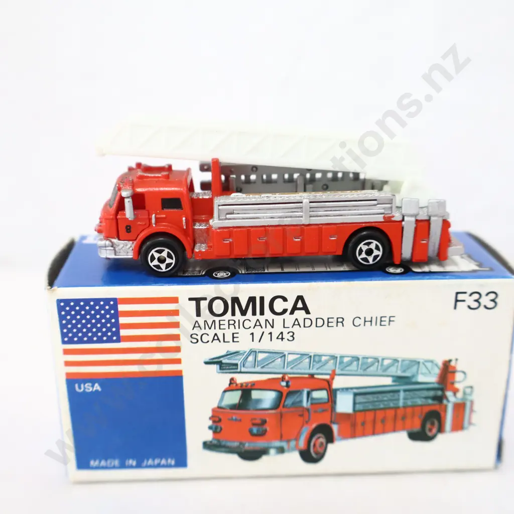 Tomica  American Ladder Chief  F33   1/143  Image 1++