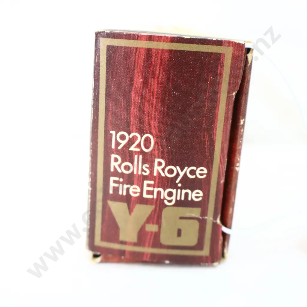 Matchbox models of Yesteryear 1920 Rolls Royce Fire Engine   Y-6  Damaged Box   Image 1++