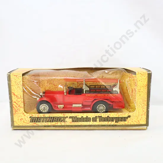Matchbox models of Yesteryear 1920 Rolls Royce Fire Engine   Y-6  Damaged Box  