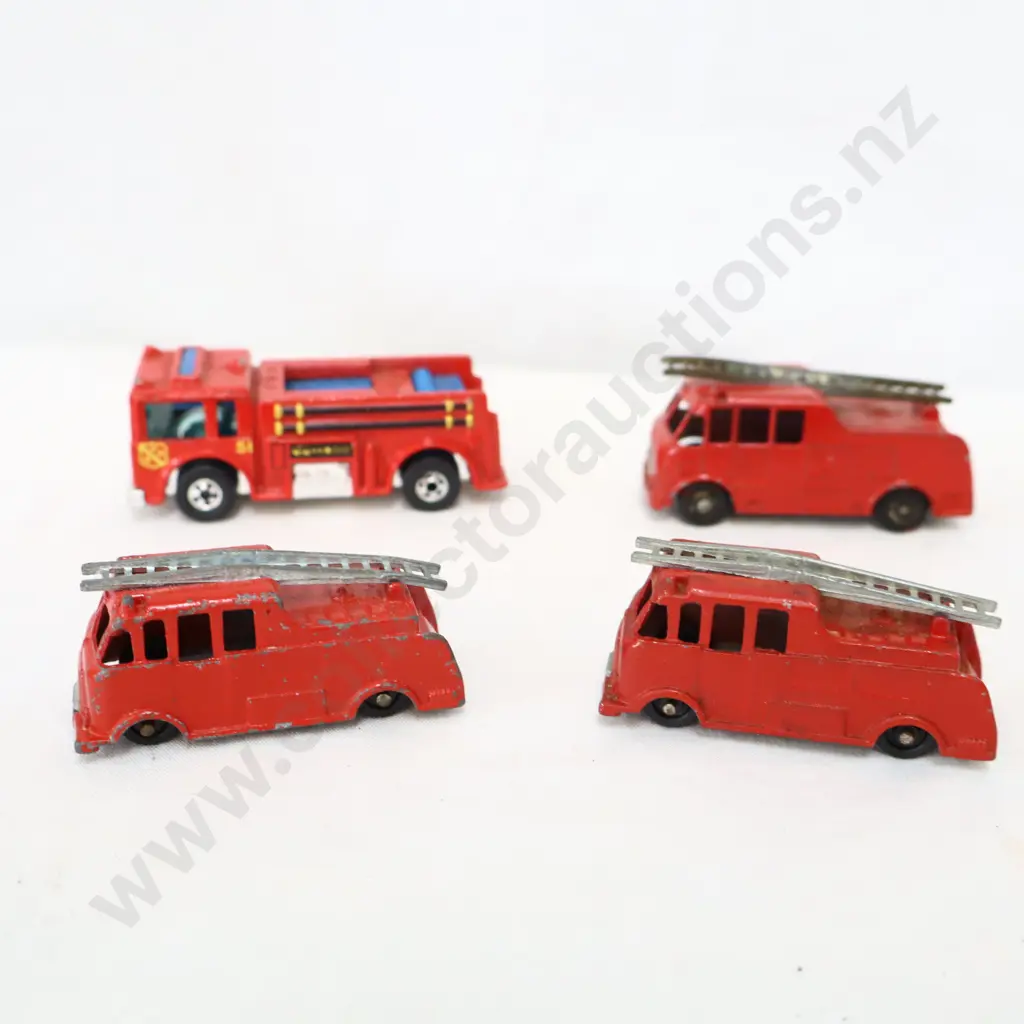 Assorted loose Fire Engines  x 4  Image 1++