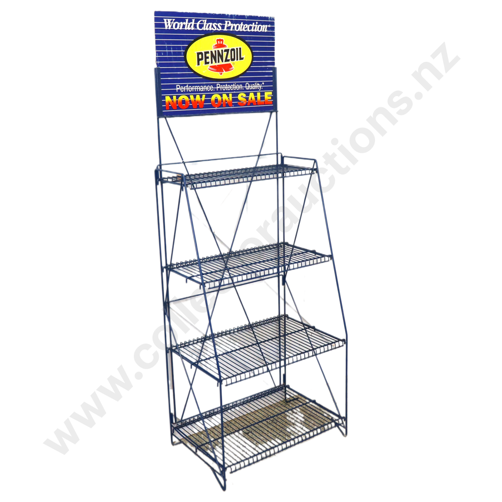 Pennzoil Oil Rack Stand Image 1++