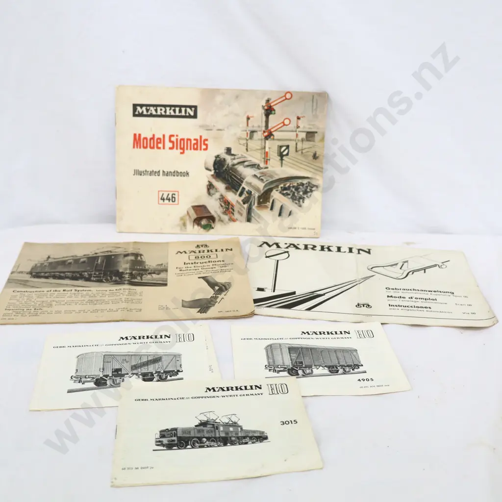 Marklin assorted Booklets x 6 Image 1++