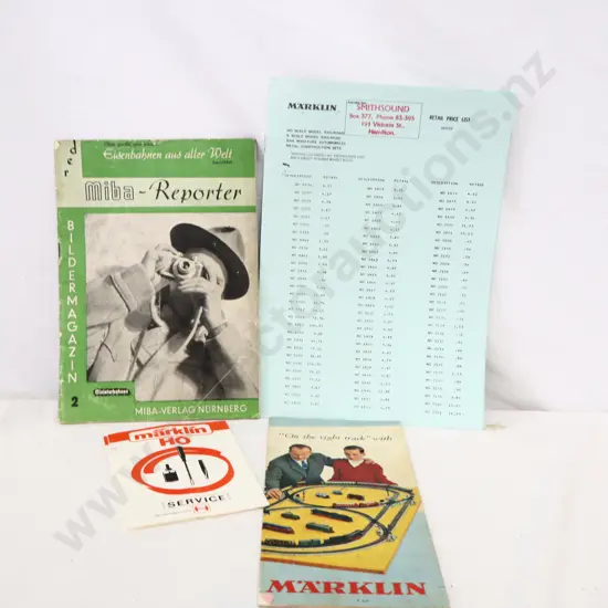 Assorted brochures  x 4 