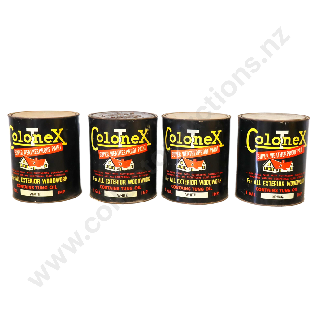 NEW OLD STOCK Paint Tins x 4 (White) Image 1++