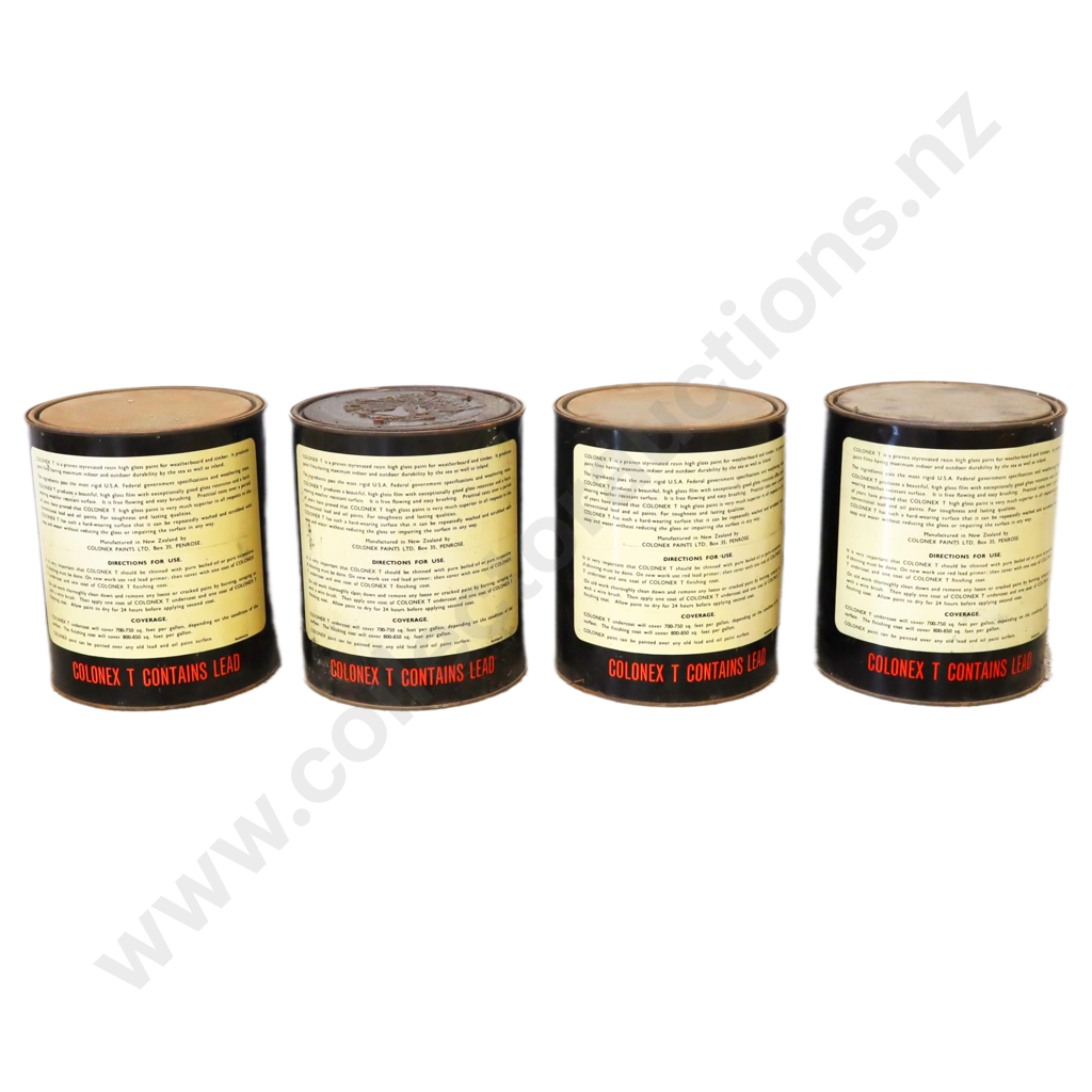 NEW OLD STOCK Paint Tins x 4 (White) Image 1++