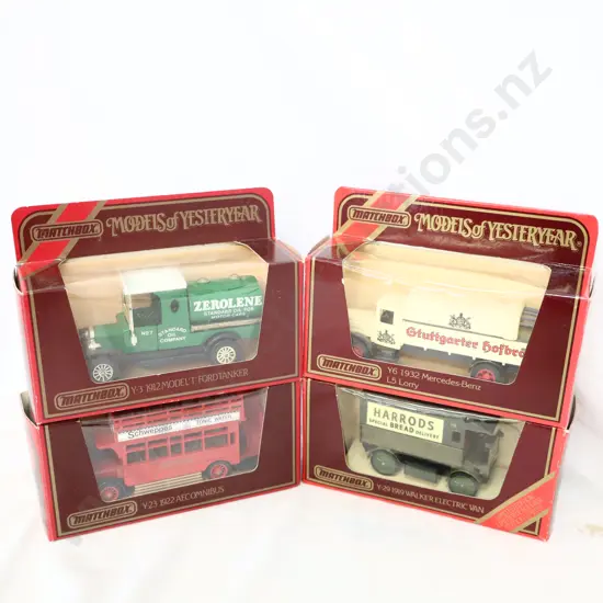 Matchbox models of yesteryear  4 x Assorted 