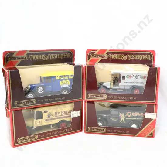 Matchbox models of yesteryear 4 x  Assorted 