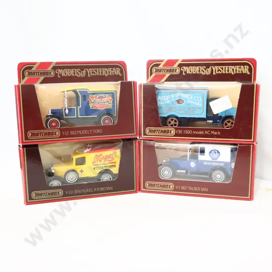 Matchbox models of Yesteryear 4 x Assorted 