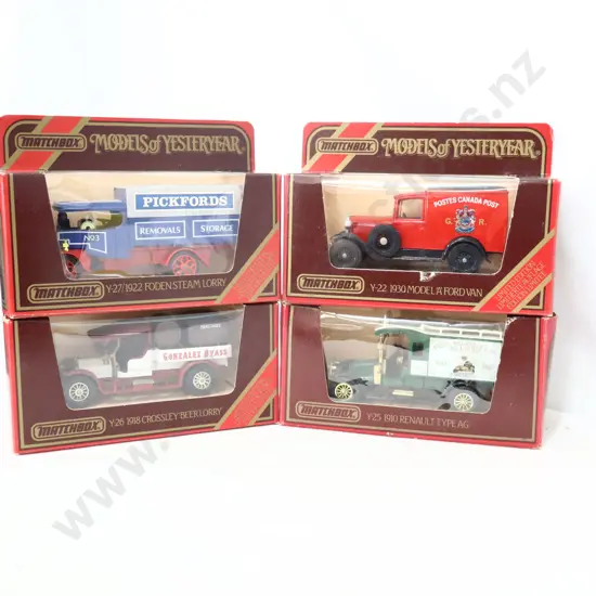 Matchbox models of yesteryear 4 x Assorted 