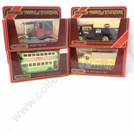 Matchbox models of yesteryear 4 x  Assorted 