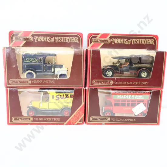 Matchbox Models of yesteryear  4 x Assorted 