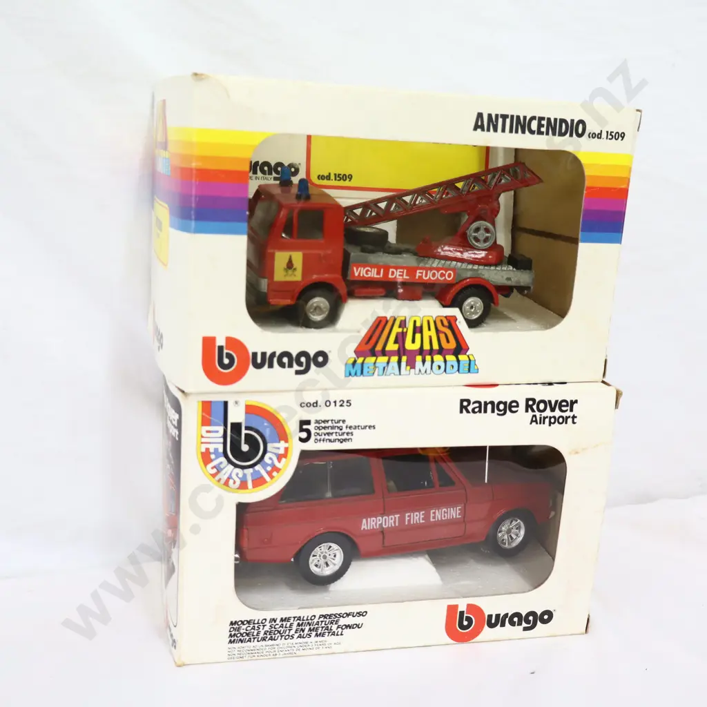BBURAGO  2 x  Fire  Vehicles  Image 1++