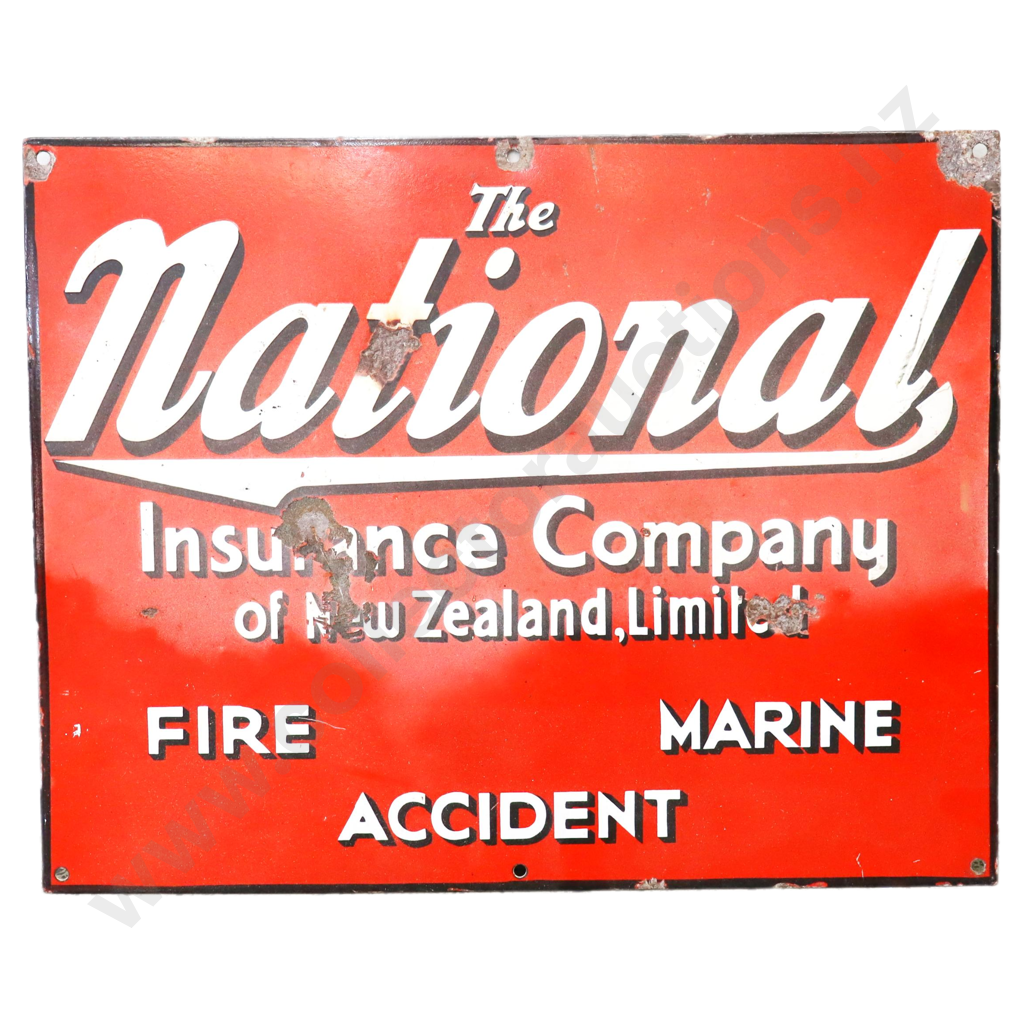 National Insurance Enamel Sign Image 1++