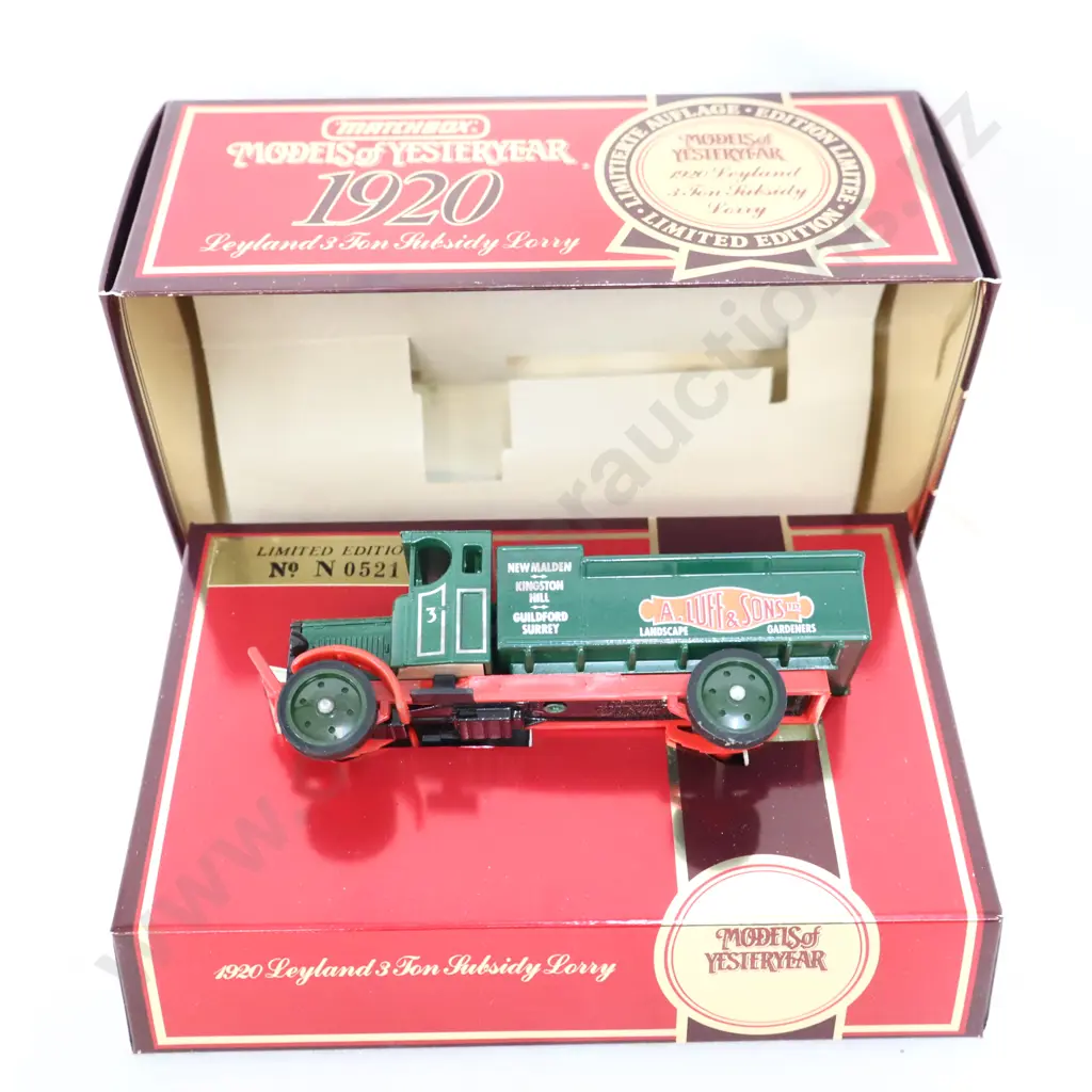 Matchbox models of yesteryear  1920 Leyland  3 Ton Subsidy Lorry  Image 1++