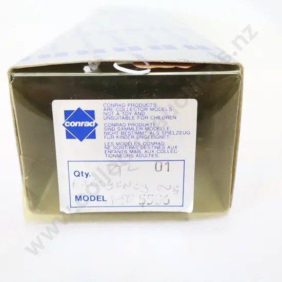 Conrad White Aerial Ladder fire truck  5506