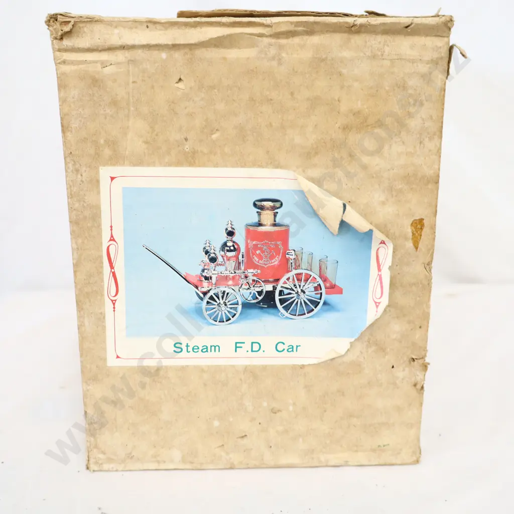 Fire wagon Decanter set    Not Complete  Image 1++