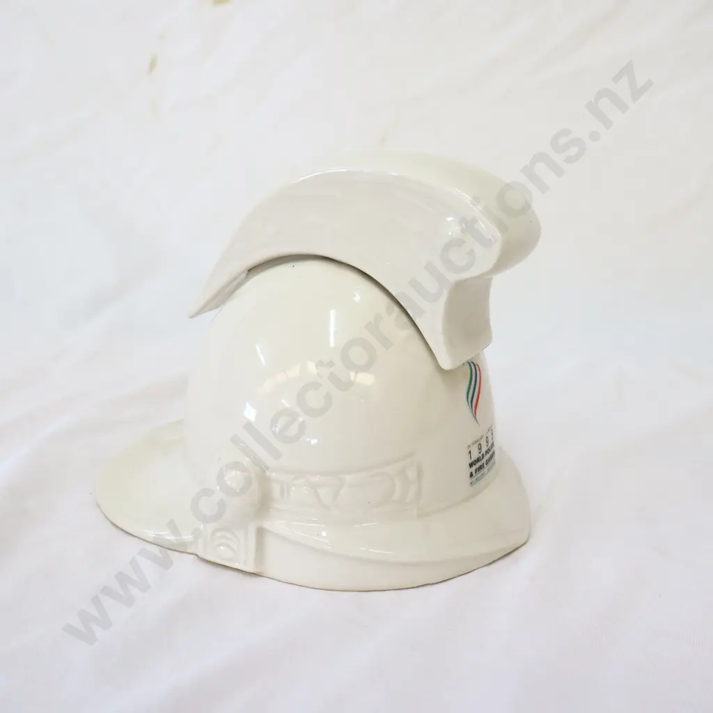 1995 World Police And Fire Games Ceramic Helmet (Full of Liquour) Image 1++