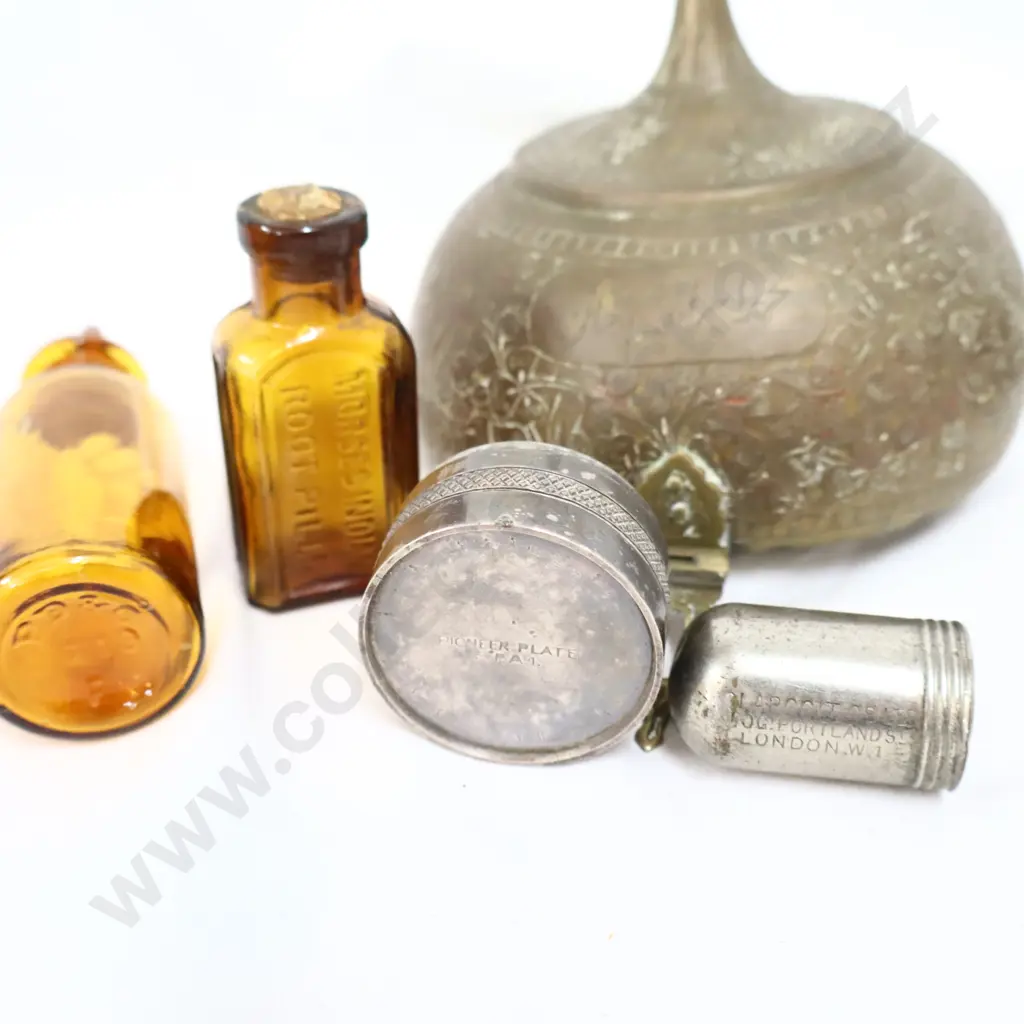 Assorted canisters  x 5   bottles & containers    Image 1++