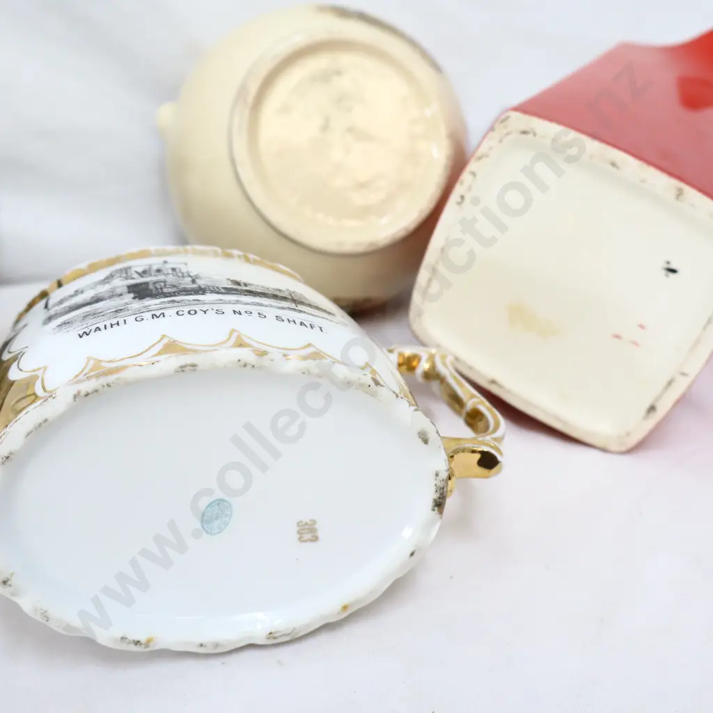 Assorted pots   3 x tea pots & Haig whisky jug Image 1++