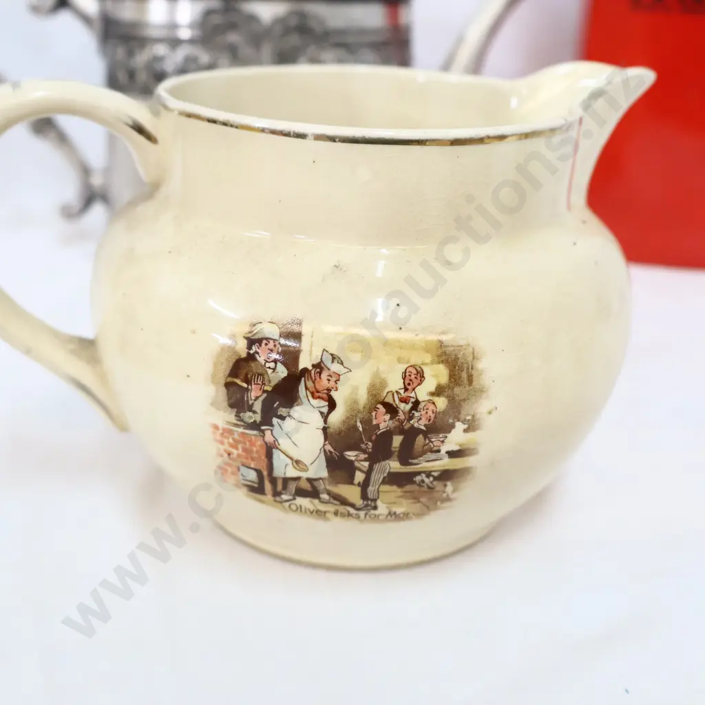 Assorted pots   3 x tea pots & Haig whisky jug Image 1++