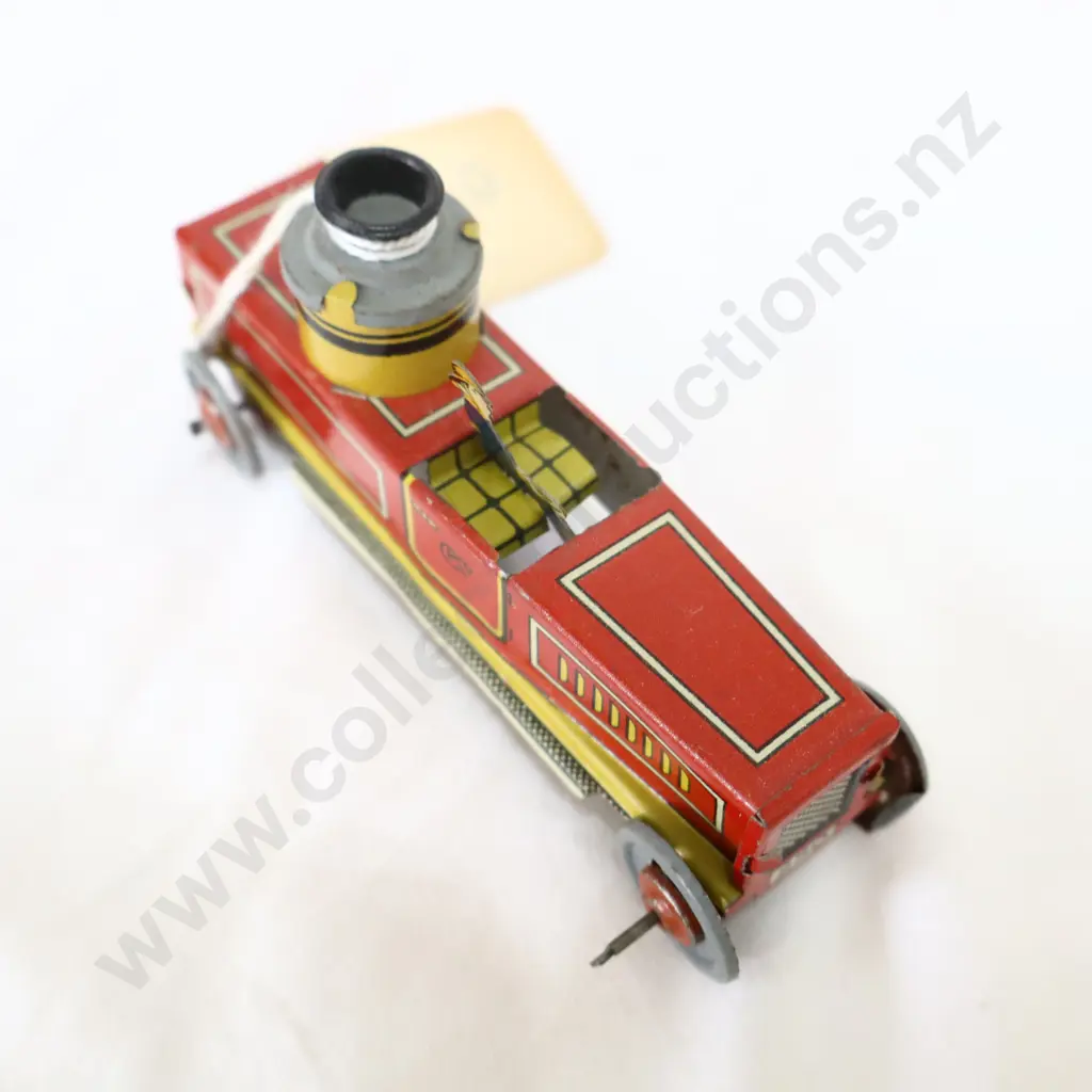 Antique German CKO TIn Plate Fire Truck Image 1++