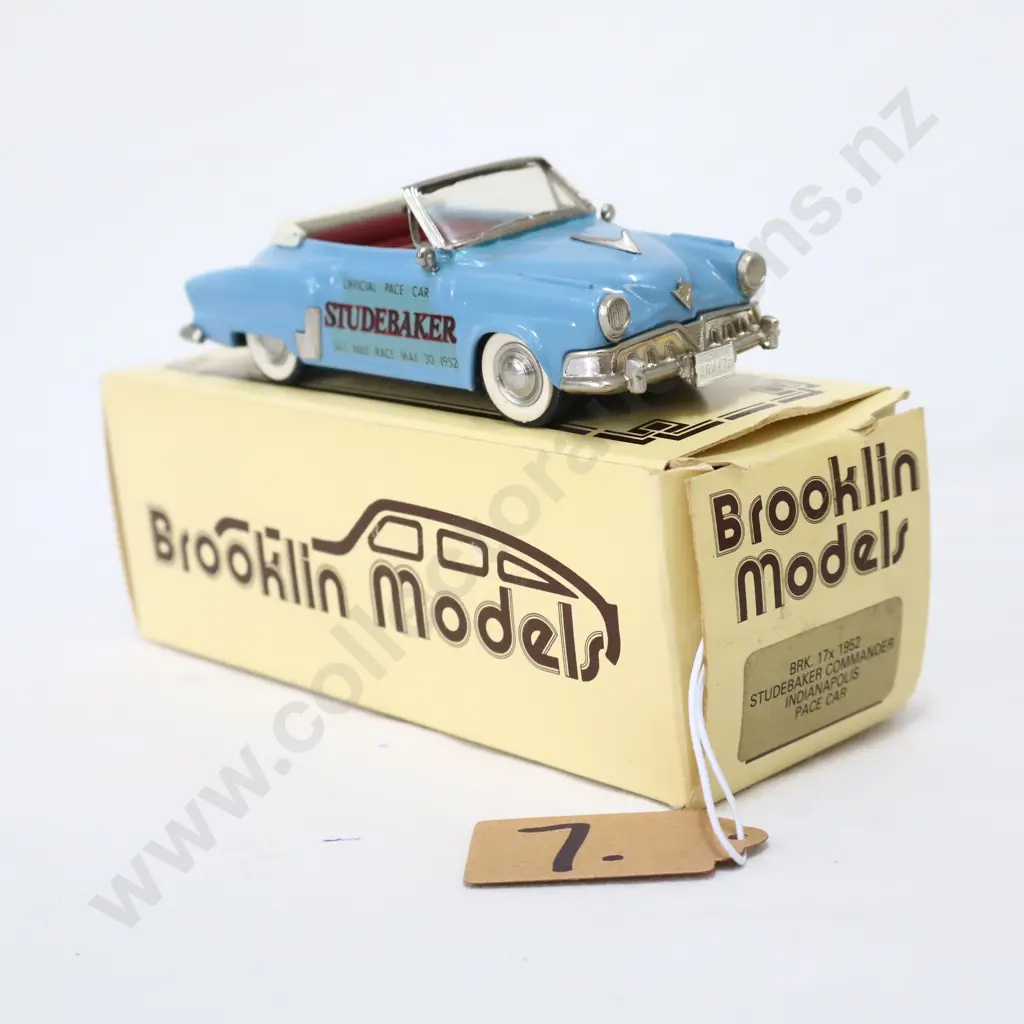 1/43 Brooklin Models 1952 Studebaker Commander Indianapolis Pace Car Image 1++
