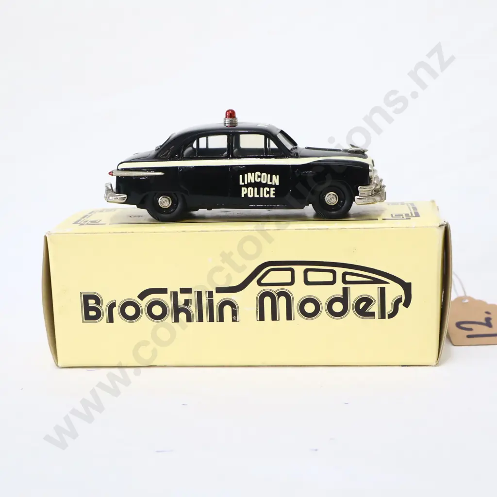 1/43 Brooklin Models 1951 Ford Fordor Ploice Limited Edition Factory Special Image 1++