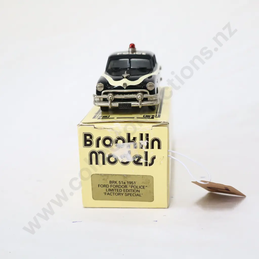 1/43 Brooklin Models 1951 Ford Fordor Ploice Limited Edition Factory Special Image 1++