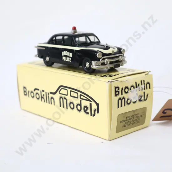1/43 Brooklin Models 1951 Ford Fordor Ploice Limited Edition Factory Special