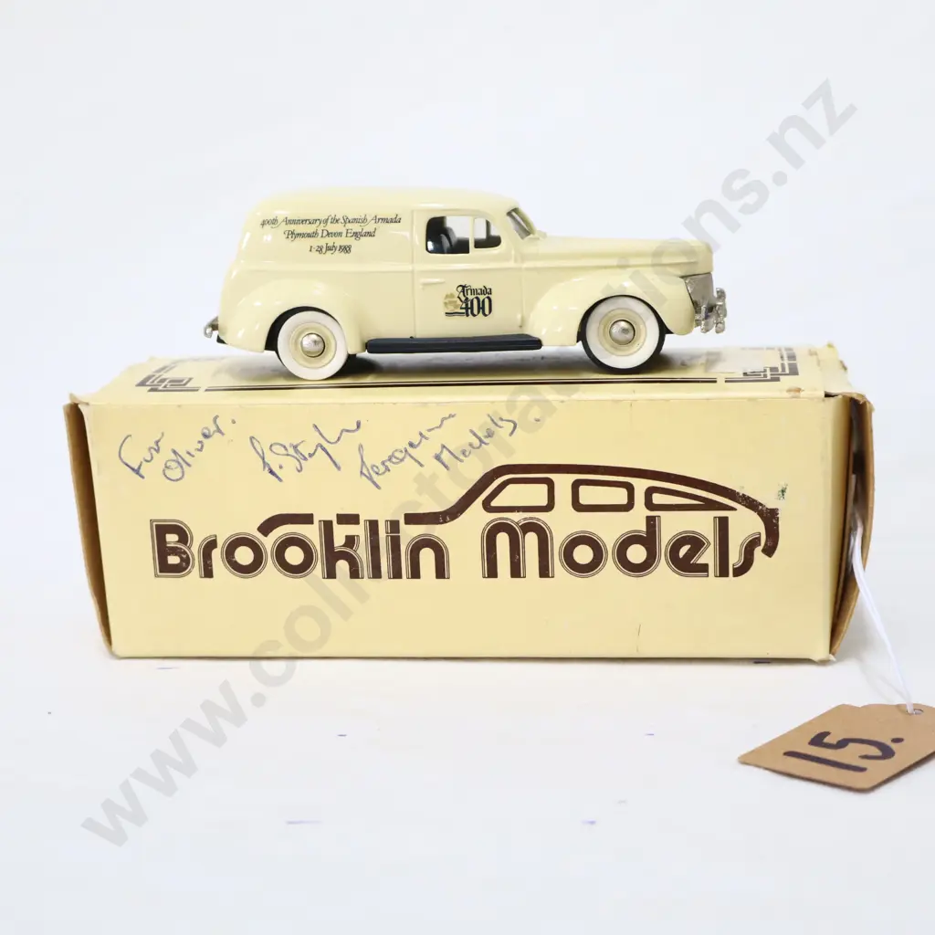 1/43 Brooklin Models Ford Sedan Delivery 400th Anniversary Spanish Armada Plymouth Image 1++