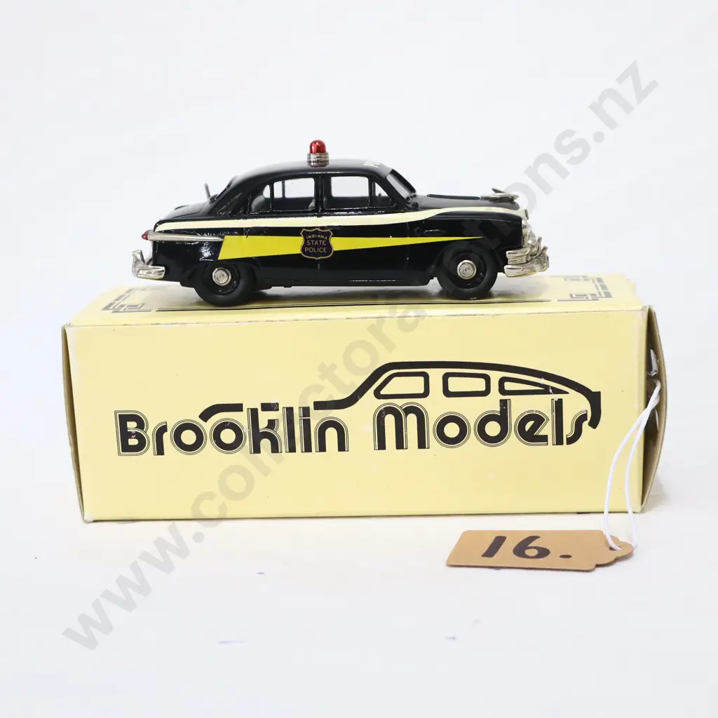 1/43 Brooklin Models 1951 Ford Fordor Police Limited Edition Factory Special Image 1++