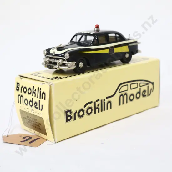 1/43 Brooklin Models 1951 Ford Fordor Police Limited Edition Factory Special