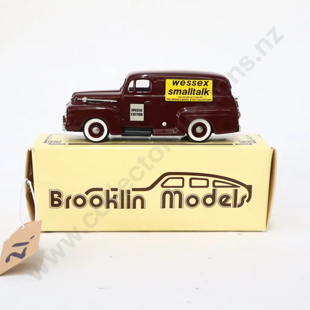 1/43 Brooklin Models 1952 Ford F1 Panel Special Delivery WMTC 1 of 250 Image 1++