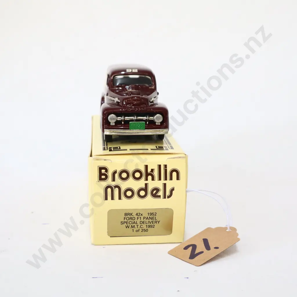 1/43 Brooklin Models 1952 Ford F1 Panel Special Delivery WMTC 1 of 250 Image 1++