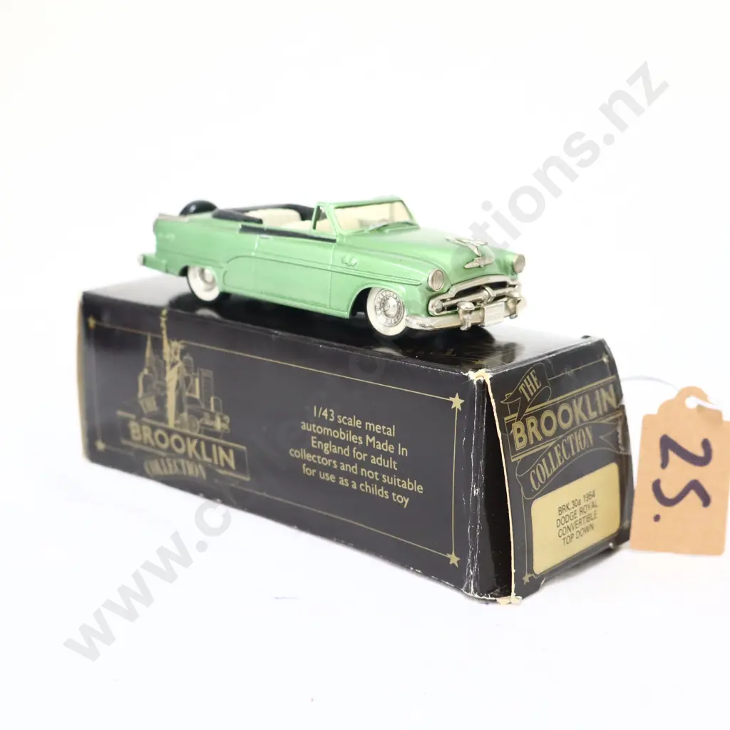 1/43 Brooklin Models 1954 Dodge Royal Convertible Image 1++