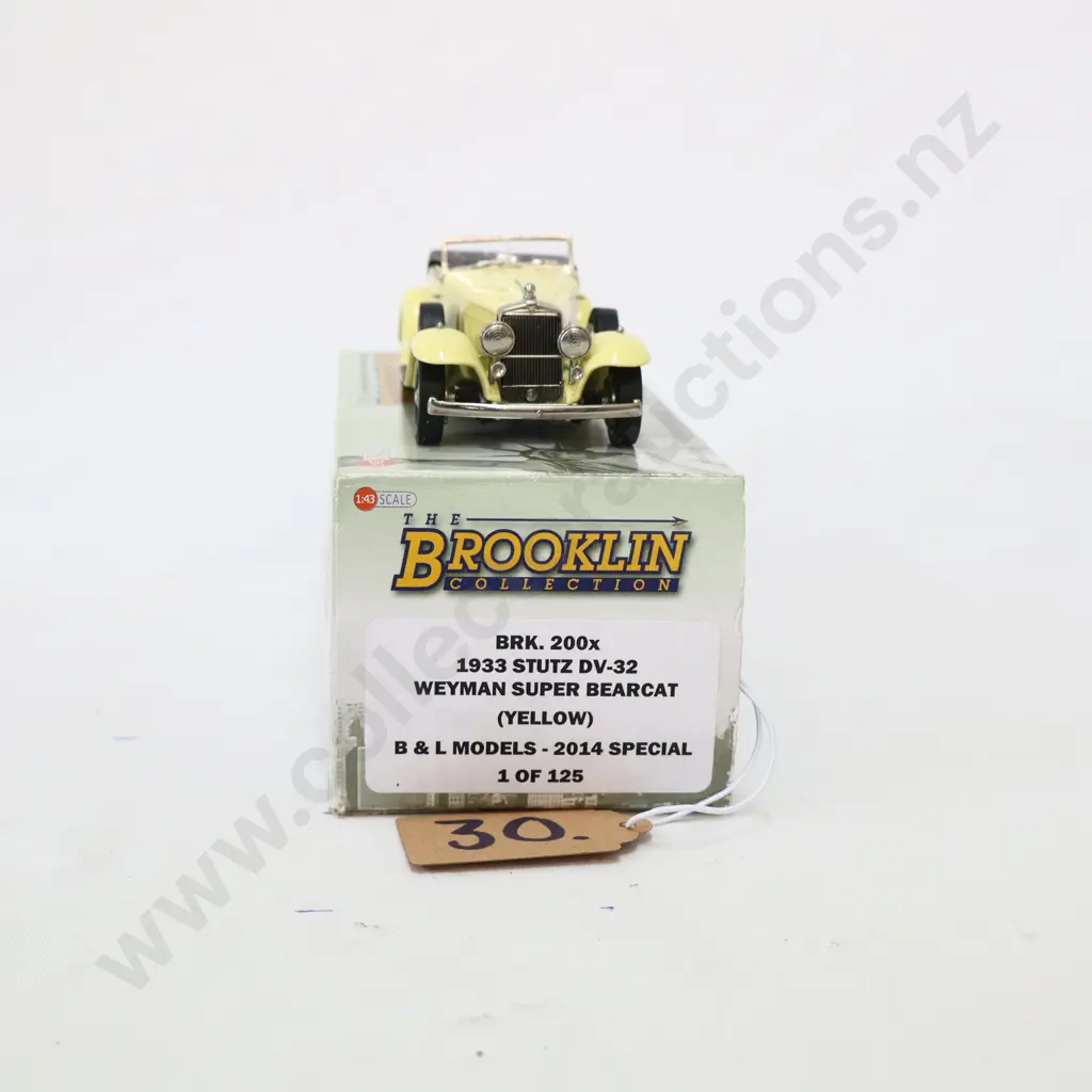 1/43 Brooklin Models 1933 Stuts Dv-32 Weyman Super Bearcar Image 1++