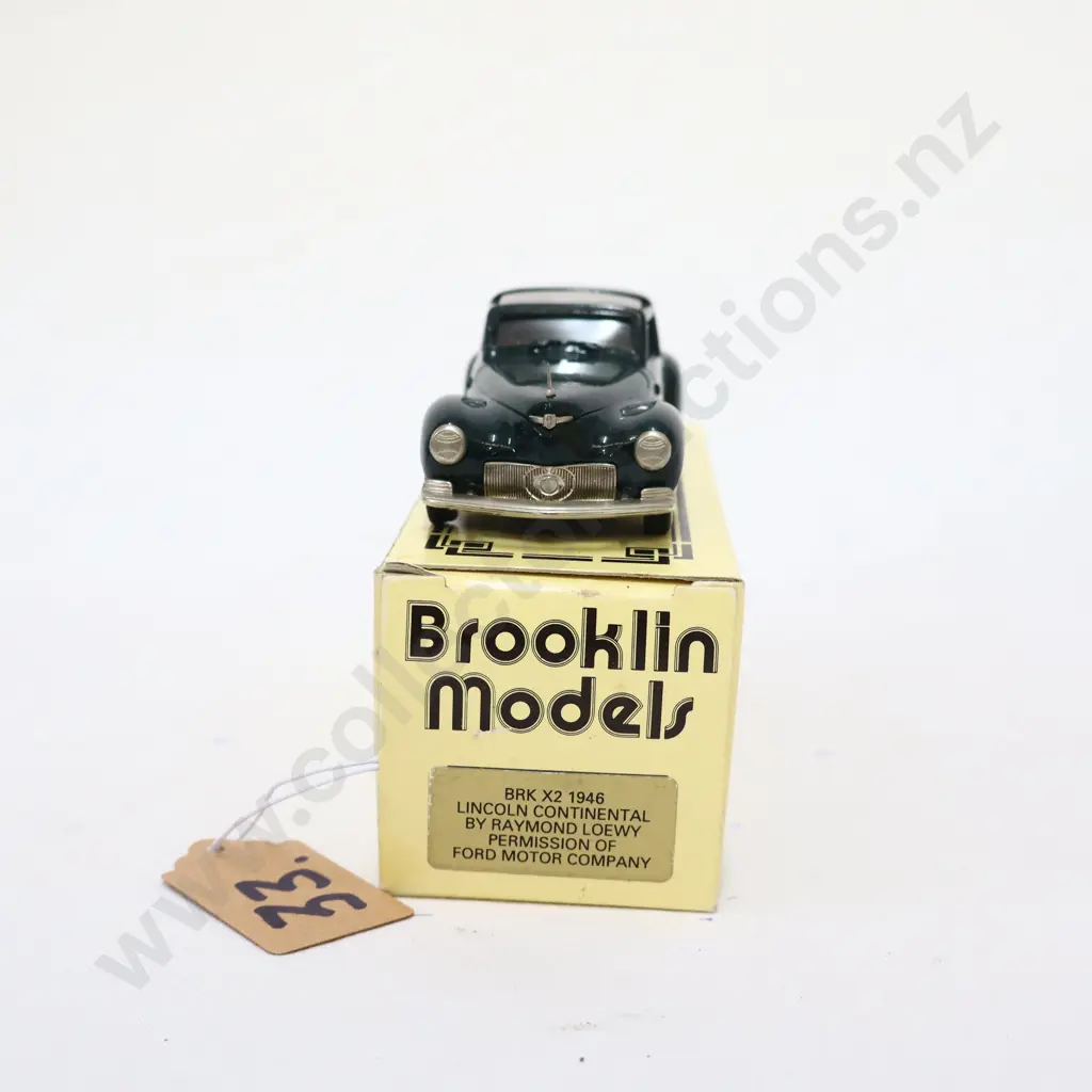 1/43 Brooklin Models 1946 Lincoln Continental By Raymond Loewy Image 1++