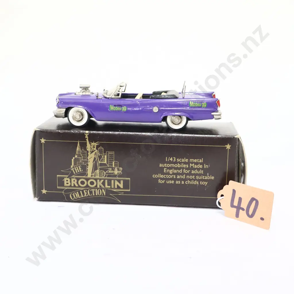 1/43 Brooklin Models 1959 Chrysler 300E Convertible Image 1++